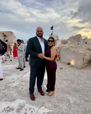 Green Suit with White Dress Shirt and Brown Shoes