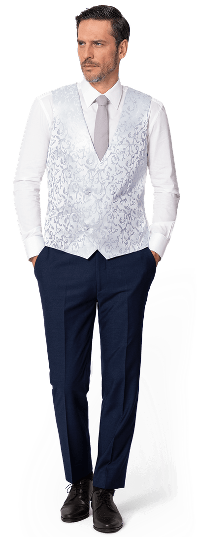 Silver Wedding Waistcoat