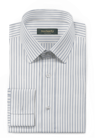 Premium breathable easy-iron pinstripe french cuff poplin Shirt