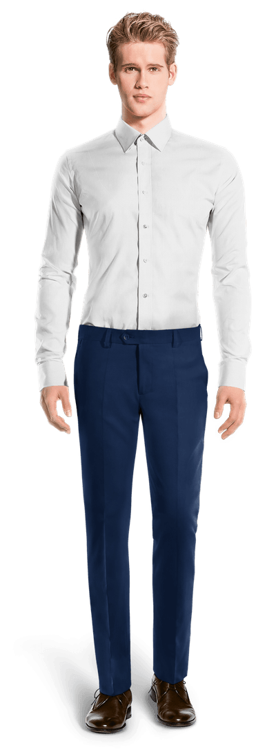 Stretch royal blue limited-edition Trousers