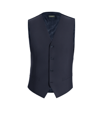 Navy blue water-resistant groom limited edition Waistcoat