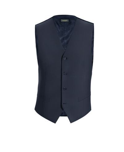 Navy blue stretch year-round Waistcoat